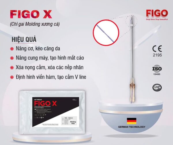 image of [Nâng cơ] Figo Cog X gai đúc 18G PDO